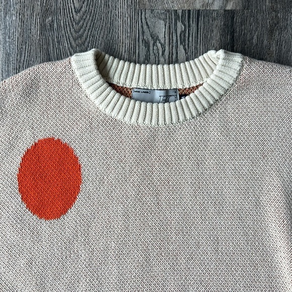 Harsh and Cruel Sweater Mountain Landscape Crew Neck Sweater Size Medium - Picture 9 of 15